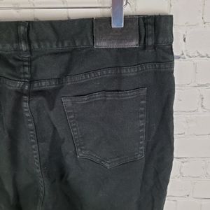 LAUREN RL | beaded accents stretch straight leg high waist jeans